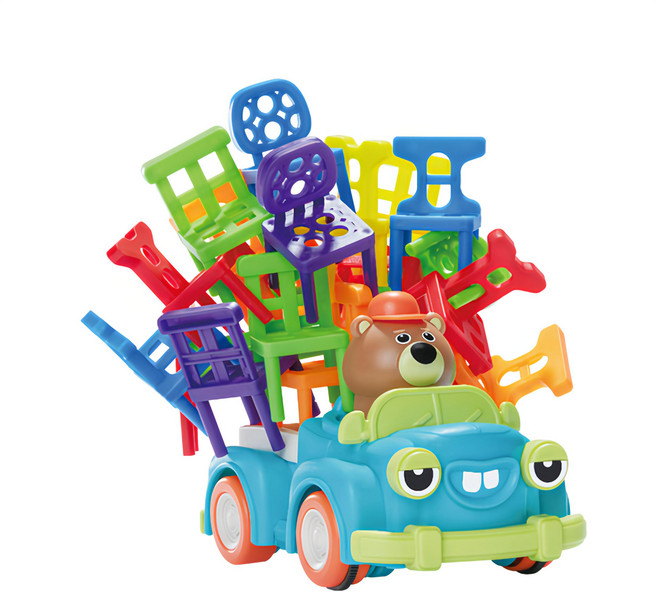 NEW WIS 小牛津 小熊搬家疊疊車, 1組