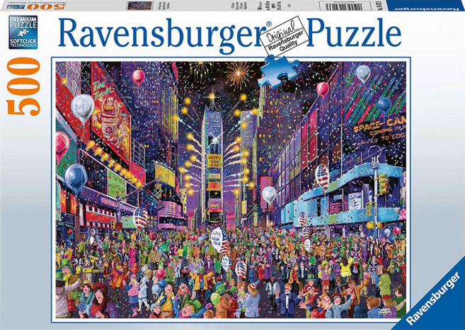 Ravensburger 維寶 紐約時代廣場新年拼圖, 紐約時代廣場新年, 500片, 1盒