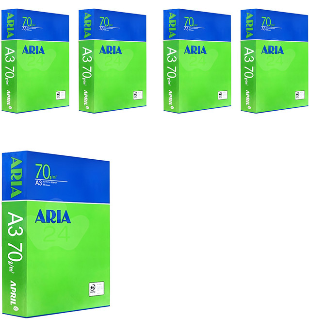 APRIL paper 事務用影印紙 70gsm, A3, 2500張