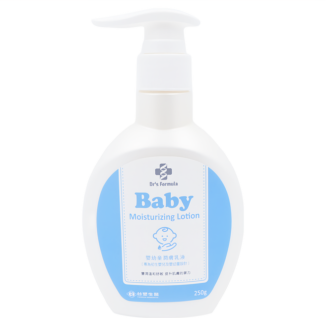台塑生醫 Dr's Formula 嬰幼童潤膚乳液, 250g, 1瓶