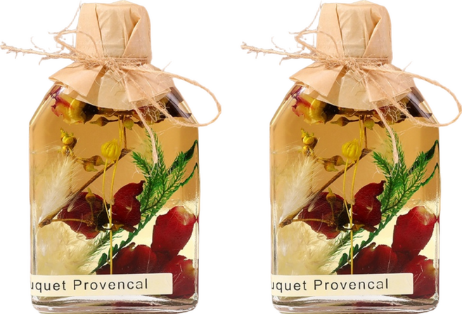 LONGFINE 朗氛 植物精油 無火香薰精油香薰擺飾 英梨小蒼蘭 100ML, 2個