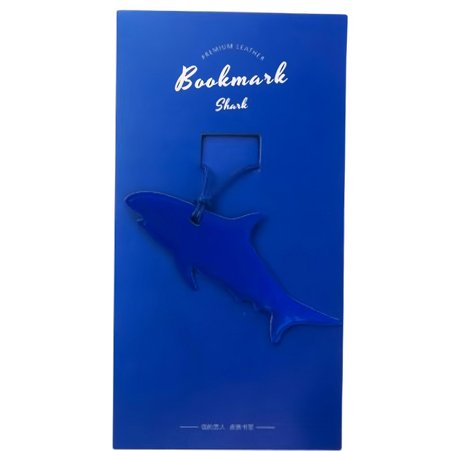 德德小品集 皮質書籤 動物系列, 鯊魚, 1個