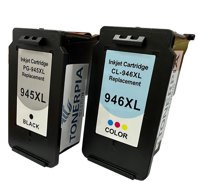 TONERPIA Canon 相容墨水 PG-945XL + CL-946XL 套組, 1套, 黑色 + 彩色