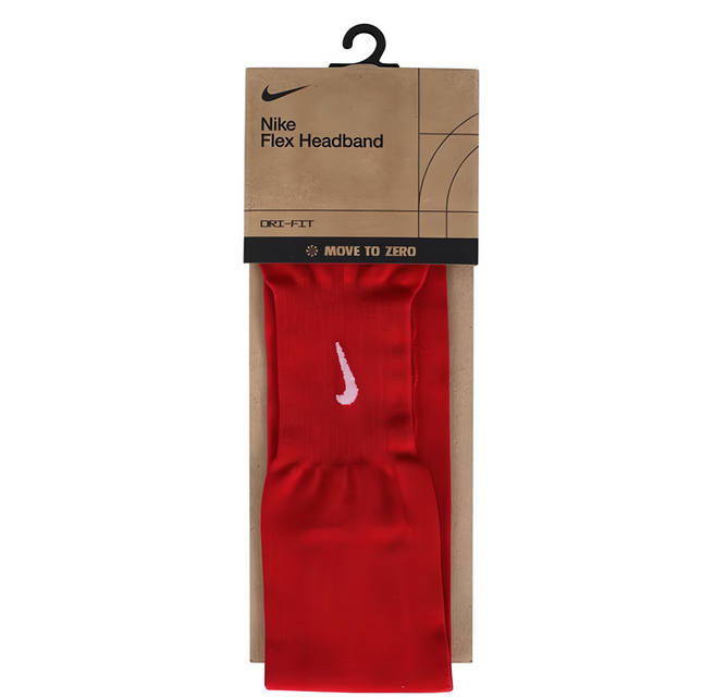 NIKE 耐吉 FLEX 頭帶 N1011736646OS, 紅白色, 1條