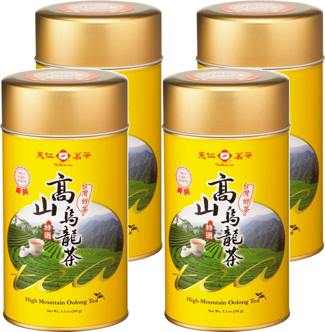 天仁茗茶 特選高山烏龍茶, 150g, 1罐, 4罐