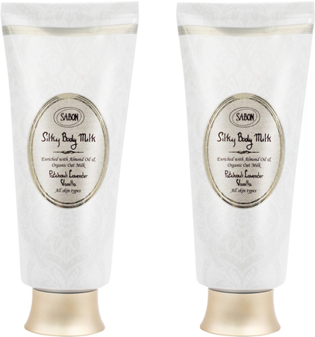 SABON 經典絲綢身體乳液, 200ml, 2條