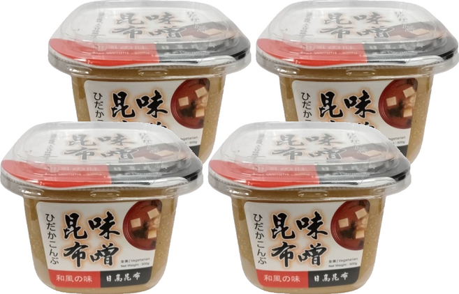 味榮 日高昆布味噌 細, 500g, 4盒