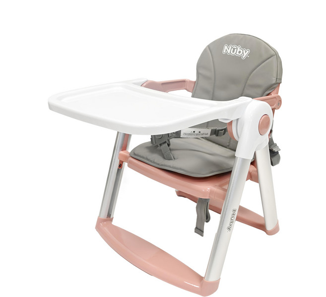 Nuby 可攜兩用兒童餐椅, 山櫻粉