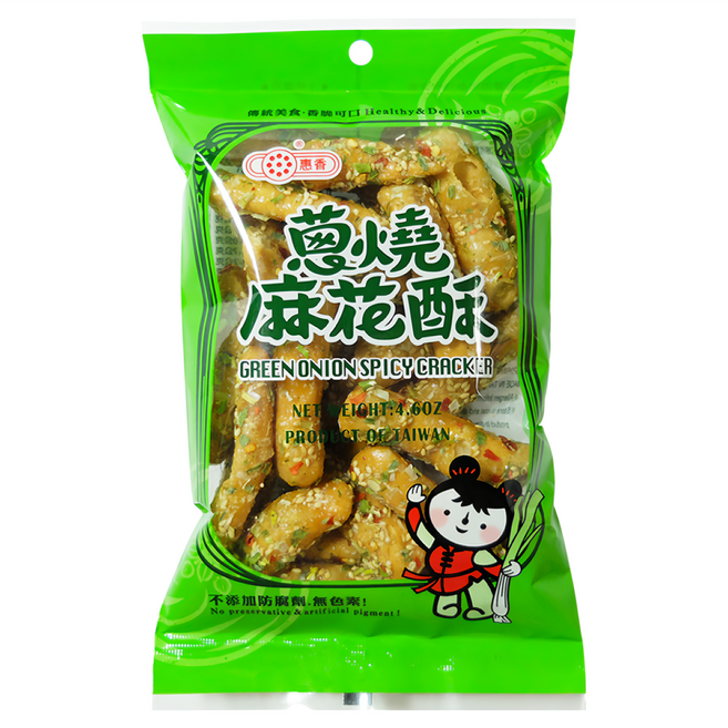 惠香 蔥燒麻花酥, 90g, 1包