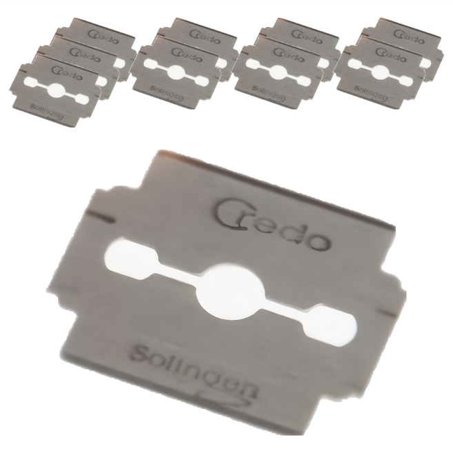 Credo 腳皮刀替換刀片 補充包, 10片, 1盒