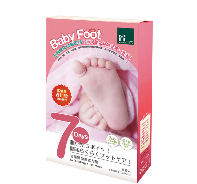 MOMUS 去角質煥膚水足膜 20ml, 5雙, 1組