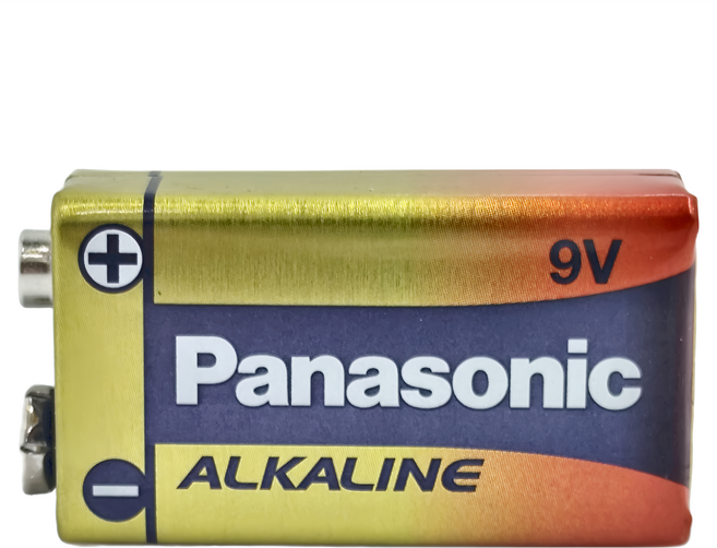 Panasonic 台灣公司貨 鹼性電池 9V, 1入, 1個