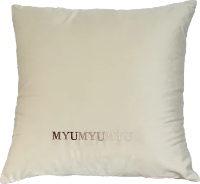MYU素色抱枕 + 枕心, 伯爵米