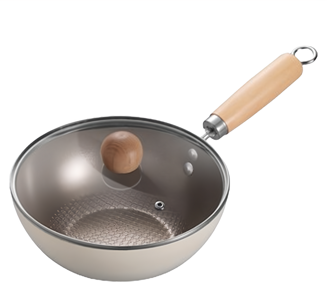 Q.M.P 鍋太后 無塗層不沾黏陶瓷鈦鍋, 20cm, 1個