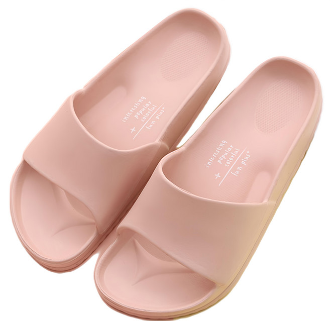 FUN PLUS 流線活力室外拖鞋, 玫瑰藕粉, 260mm