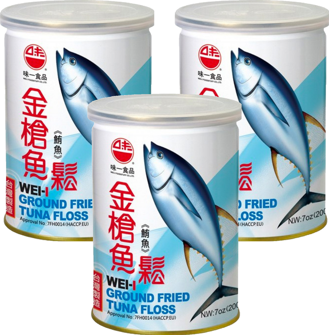 味一食品 金槍魚鬆 鮪魚鬆, 200g, 3罐