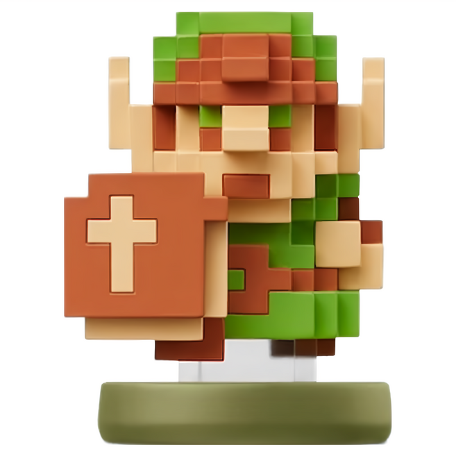 Nintendo 任天堂 amiibo 8 BIT 林克 薩爾達 6歲以上適用, 1盒