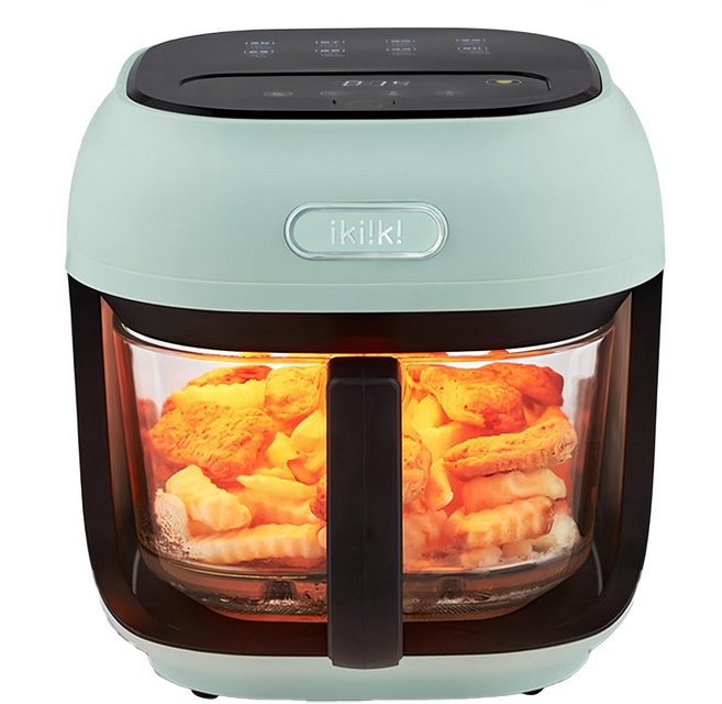ikiiki 伊崎家電 美派烘炸鍋, IK-OT3102, 綠色, 1個