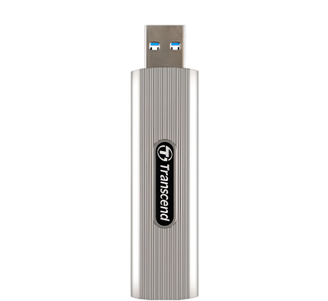 Transcend 創見 ESD320A Type A高速固態行動碟 TS512GESD320A, 淡灰色, 512GB