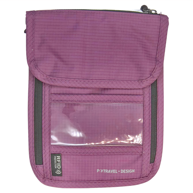P.travel 斜背防盜包, 紫色