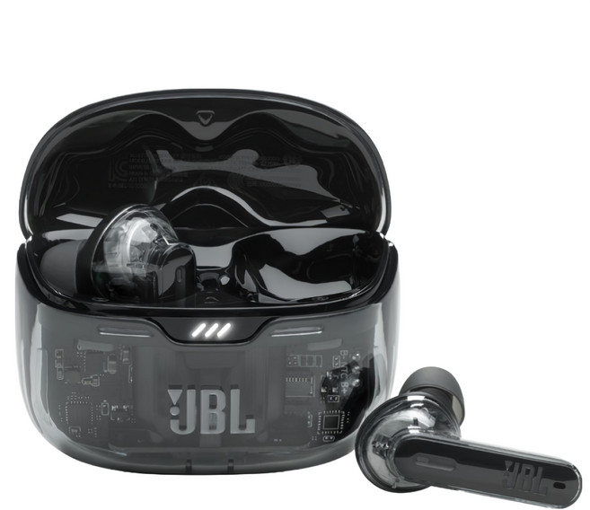 JBL Tune Beam Ghost 真無線降噪耳機 透明系特別版, EAR-JBL-TUNEBEAMG-BK, 黑色
