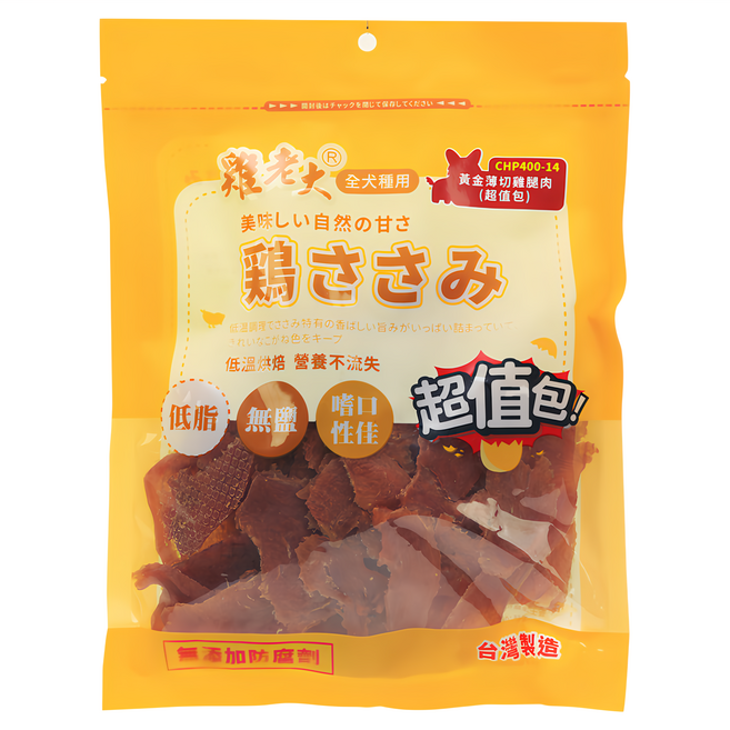 雞老大 黃金薄切雞腿肉, 雞肉, 290g, 1包