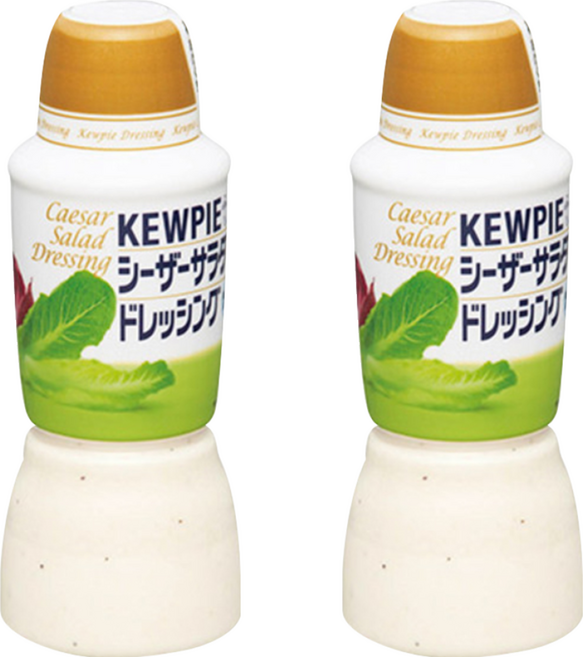 Kewpie 凱薩沙拉醬 日式風味 起司黑胡椒提味 口感柔滑濃郁 無味精無防腐劑, 380ml, 2瓶