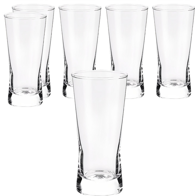Ocean Glass 大都會啤酒杯 400ml 透明, 6個