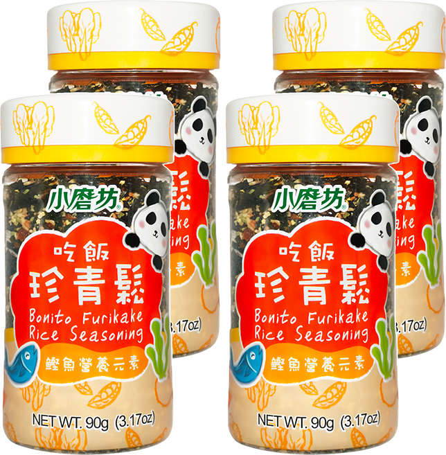 小磨坊 吃飯珍青鬆 鰹魚營養元素, 90g, 4罐