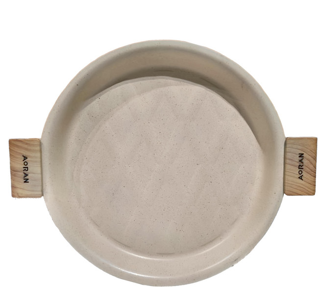 apex Innovation 麥飯石不沾鍋烤盤 1.05kg 白色, 28cm, 1個