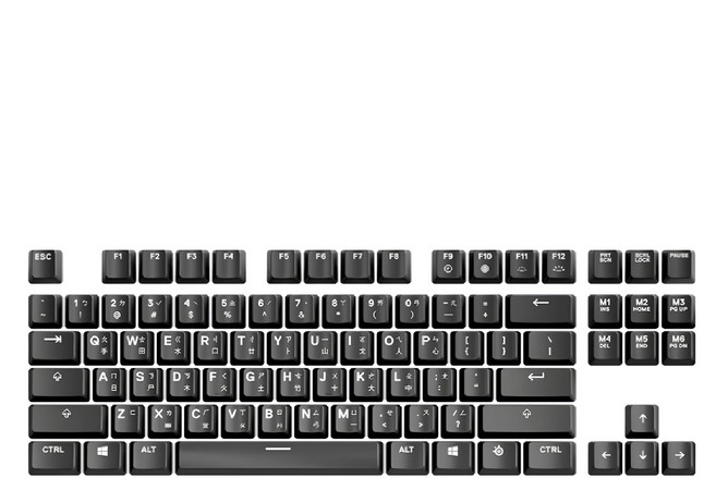 Steelseries 賽睿 TKL PBT 鍵帽 黑色 - TW, 1個