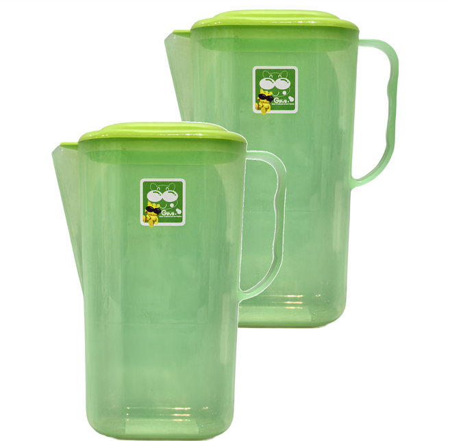 GIMI 吉米 大品味水壺 200g, 綠色, 1.8L, 2個