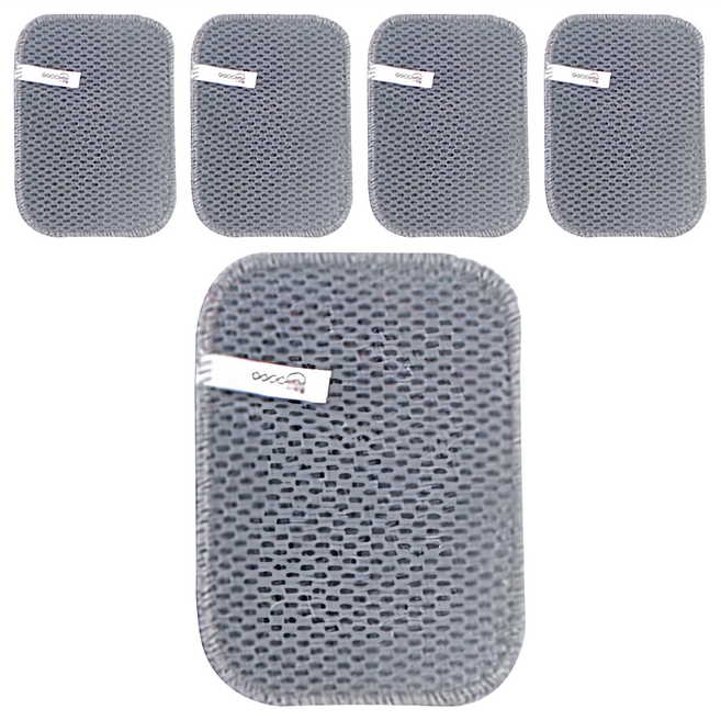 GGOOMIM 網狀洗碗布 灰色, 5個, 1組