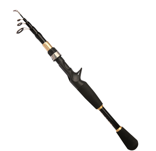 FIT CARBON 超短振出路亞竿 槍柄240, 1支