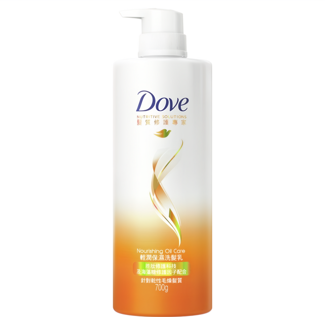 Dove 多芬 輕潤保濕洗髮乳, 700g, 1瓶