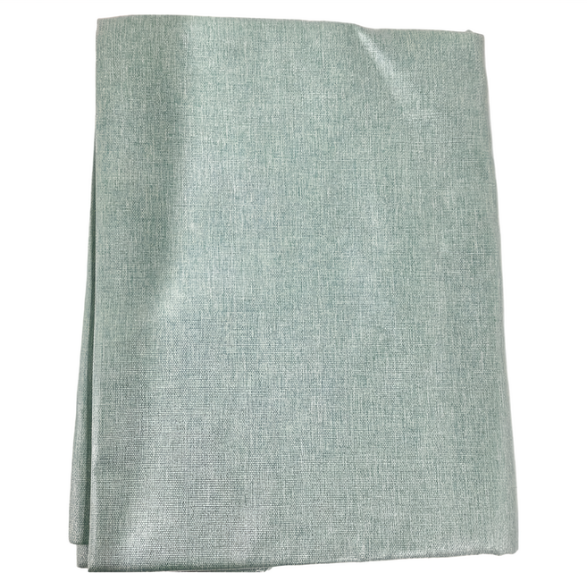 米禾 日式 拷克邊 防水桌巾, 220 x 140cm, 湖水綠, 1條