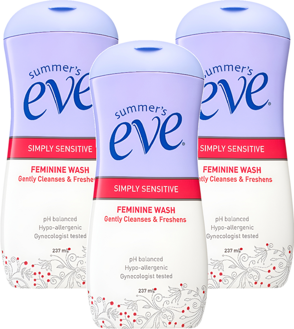 summer's eve 賦活美學浴潔露 全肌防護, 237ml, 3瓶