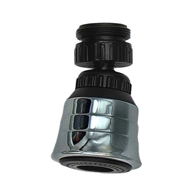 雙手萬能 360度兩段出水鐘型起泡器 AR1010CP-BK ABS材質, 1個