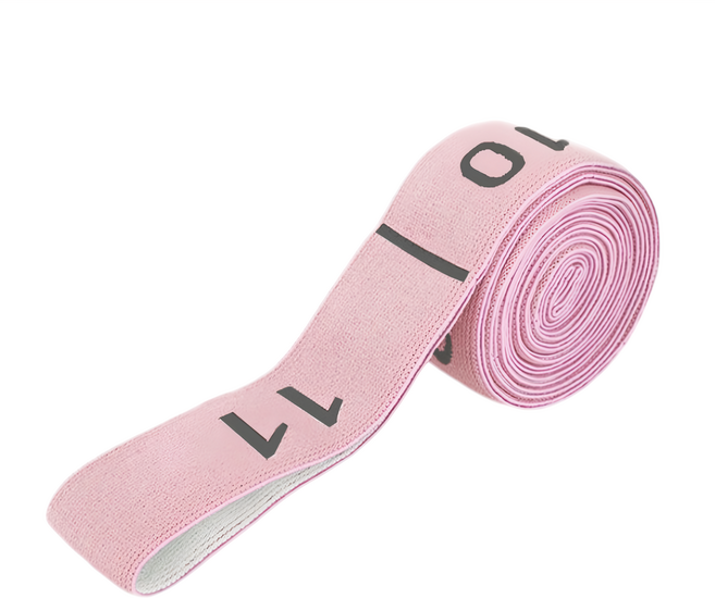 MICHAEL FITNESS 麥克健身 數字拉力帶 櫻花粉 11段體式, 1個