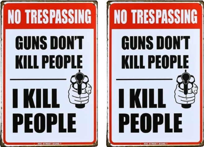 OPUS LOFT 純真年代 仿舊鐵皮畫 創意擺飾 無痕壁貼 20x30cm, 槍手, 2個