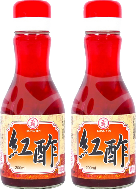 KONG YEN 工研 紅醋, 2瓶, 200ml