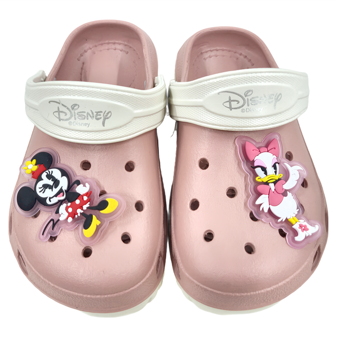 BORUI 柏睿鞋業 兒童迪士尼不對稱釦洞洞鞋