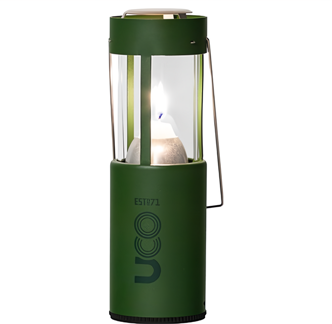 UCO Original Candle Lantern 經典蠟燭營燈 L-C-STD-FO, 叢林綠, 1個