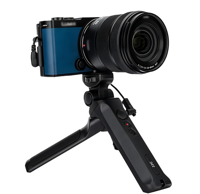 JJC TP-PA2 桌上型三腳架 (可控制相機) 適用於 Panasonic S9/G100D 360°水平轉動 180°傾斜頭設計, 1個