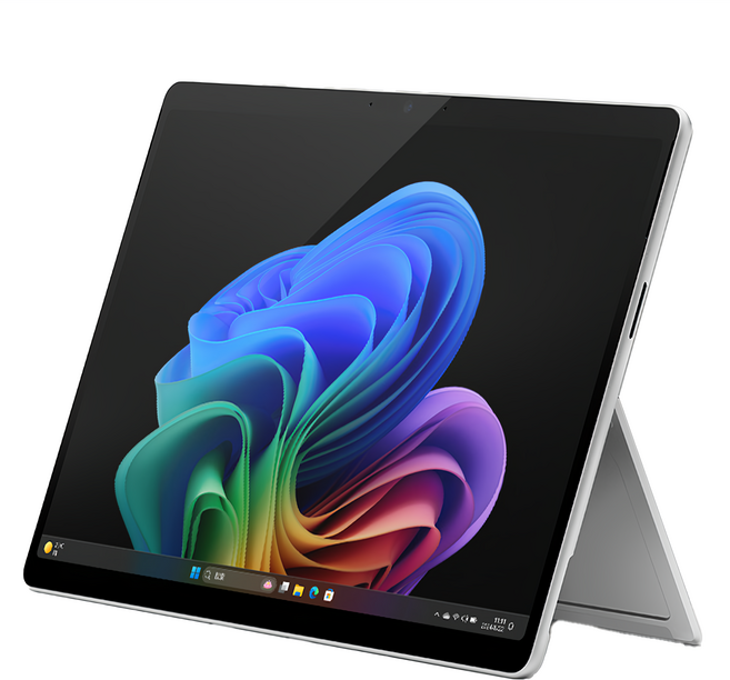 Microsoft 微軟 Surface Pro Surface Pro OLED 13吋, Qualcomm Snapdragon X Elite, Qualcomm Adreno GPU, 16GB, 512GB SSD, Windows 11 Home, 白金色, ZIA-00016