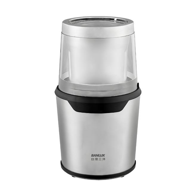 SANLUX 台灣三洋 電動磨豆機 SYCG-9220 304不鏽鋼磨豆槽刀片 不鏽鋼鋼杯可拆卸沖洗