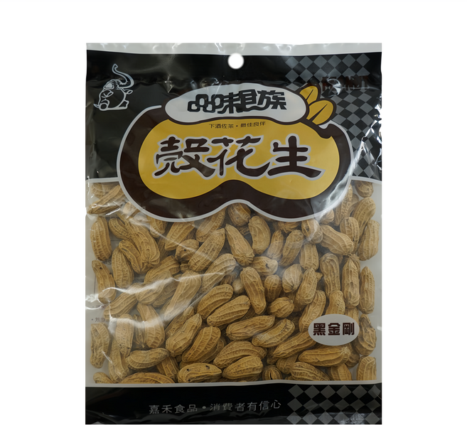 品味食族 殼花生 黑金剛, 400g, 1包