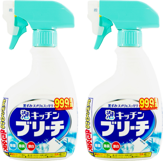 Mitsuei 廚房除菌漂白噴洗劑, 2瓶, 400ml