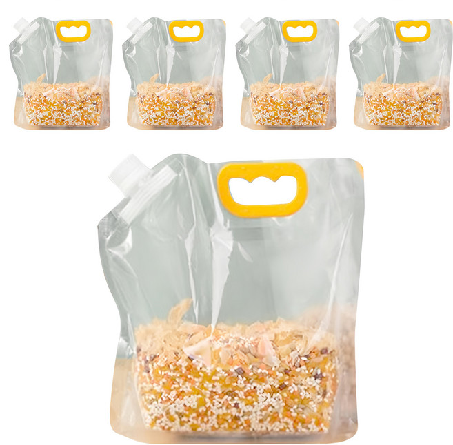 ROYALLIN 蘿林嚴選 五穀雜糧分裝袋5件組 30 x 0.5 x 26cm 100g, 1組, 透明色