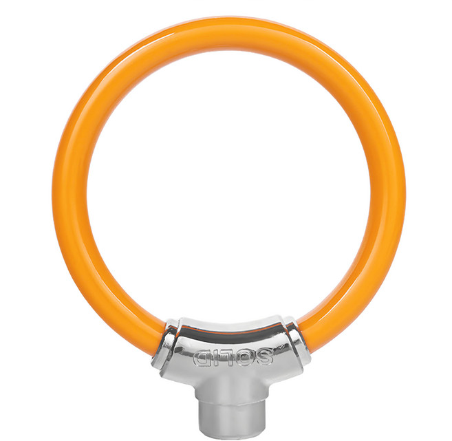 SUnORO 便攜山地公路單車防盜鎖 6MG1415SHOR, 橙色, 1個